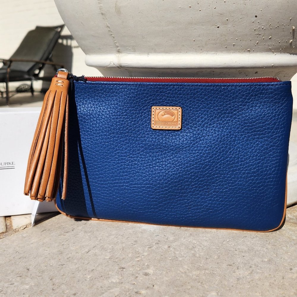 Dooney & Bourke Medium Clutch with Tassel